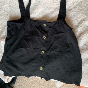 black crop top